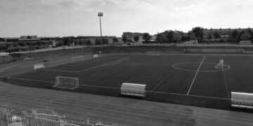 Comienzan las obras de rehabilitación de la pista de atletismo del Polideportivo Municipal de Paracuellos
