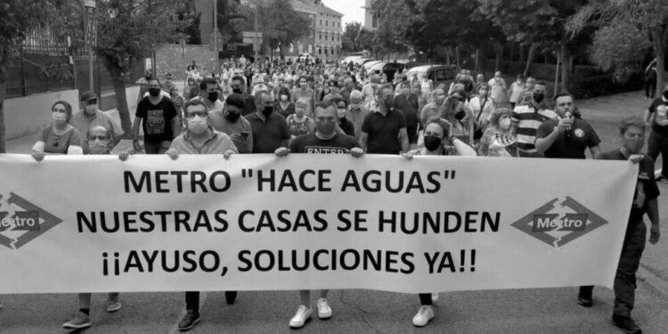 San Fernando de Henares exige una solución definitiva a la Comunidad de Madrid por los daños y desperfectos producidos por la línea 7B de Metro