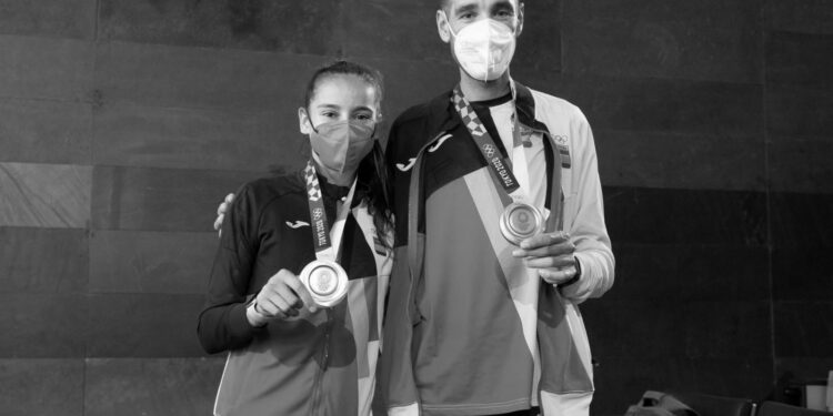 Adriana Cerezo y David Valero han sido recibidos en el COE en reconocimiento por sus medallas olímpicas
