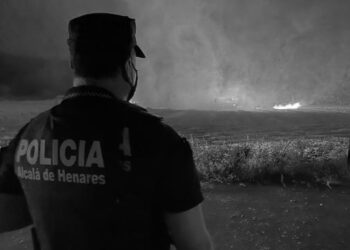 La rápida respuesta en el incendio junto al Cerro de Viso evitó la propagación sobre la masa forestal de la zona
