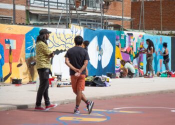 El sábado se celebró la primera jornada del evento de arte urbano