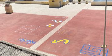 Nuevas mejoras en la red de saneamiento en el aparcamiento de la Plaza Andrés Manuel del Río