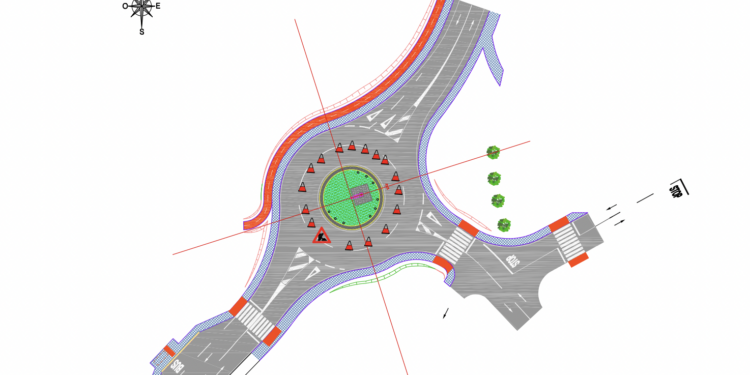 A partir de mañana habrá un corte parcial de tráfico en la glorieta de acceso a Ciudad del Aire
