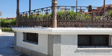 El quiosco de música de la Plaza de Cervantes ya está restaurado
