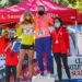 Múltiples pódiums de los atletas máster cervantinos en el campeonato de Madrid de Cross Corto