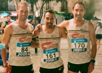 Los cervantinos casado, lozano y prieto participarón en el campeonato de españa máster de 10km en ruta