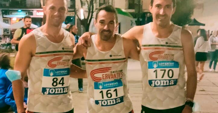 Los cervantinos casado, lozano y prieto participarón en el campeonato de españa máster de 10km en ruta