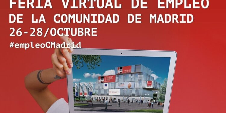 La Feria Virtual de Empleo, a la que se han sumado 117 empresas e instituciones, se celebra esta semana en Madrid