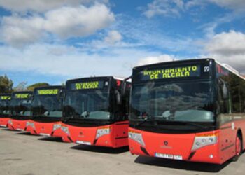 Huelga de transporte de autobuses