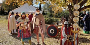La Casa de Hippolytus acogió recreaciones históricas como celebración del XXIII aniversario de Alcalá como Ciudad Patrimonio Mundial
