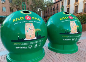 Alcalá acoge la campaña «1kg de vidrio por 1kg de alimentos»