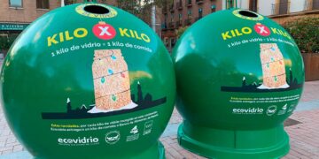 Alcalá acoge la campaña «1kg de vidrio por 1kg de alimentos»