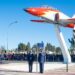 El Ejército del Aire ha acudido esta mañana a Alcalá con el fin de inaugurar la nueva glorieta presidida por un avión C-101