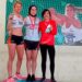 Tres cervantinas medallistas en el campeonato de atletismo en pista cubierta