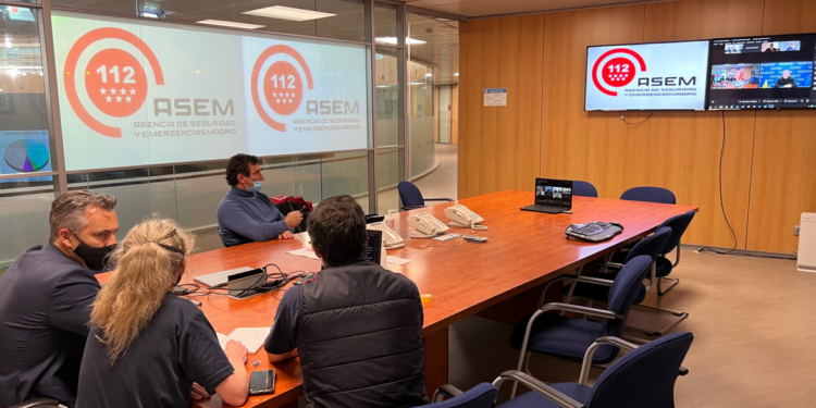 Los bomberos de Ucrania, agradecidos con la ayuda enviada desde la Comunidad de Madrid