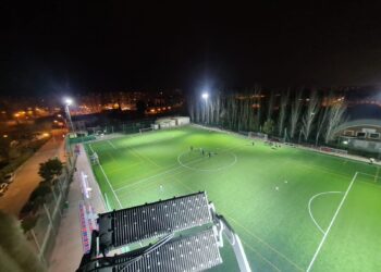 Algunas instalaciones deportivas de la ciudad disfrutan de nueva iluminación LED