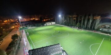 Algunas instalaciones deportivas de la ciudad disfrutan de nueva iluminación LED