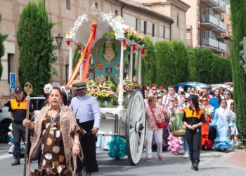 La Hermandad del Rocío de Alcalá celebró el sábado su tradicional Romería