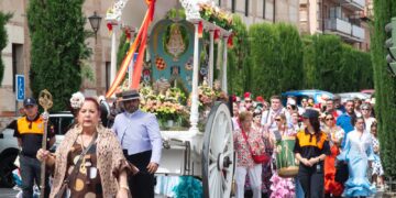 La Hermandad del Rocío de Alcalá celebró el sábado su tradicional Romería
