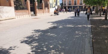 Avanzan las obras del proyecto de mejora de la movilidad, peatonalización e implantación de zona de bajas emisiones en el Casco Histórico