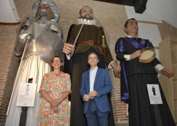 Ya se pueden visitar los Gigantes y Cabezudos que recorrerán las calles de Alcalá durante las Ferias