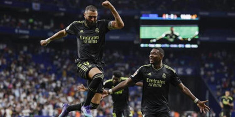 El Real Madrid vence a domicilio al Español 1-3 y sigue intratable en este inicio de temporada