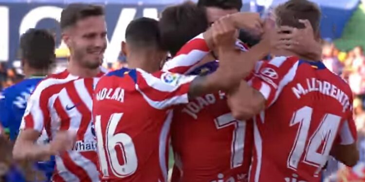 Prometedor inicio del Atlético de Madrid en su estreno liguero frente al Getafe