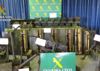 Condenado a 5 años de cárcel un militar que tenía en su casa un arsenal de armas de guerra y 15.000 cartuchos