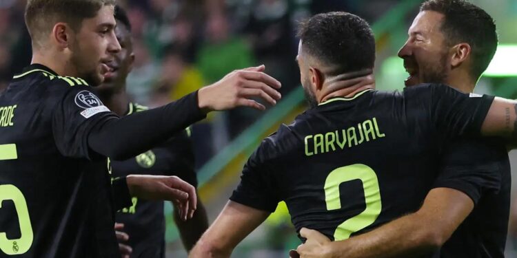 El Real Madrid se impone con claridad ante un correoso Celtic 0-3