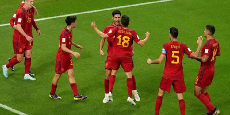Goleada histórica de España en el mundial