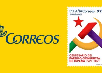 Una jueza suspende la emisión del sello de Correos que conmemora el centenario del PCE
