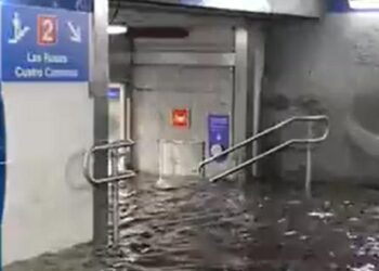 El Metro de Madrid se inunda