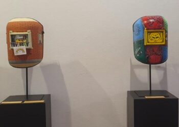 «Caretarte»: Caretas de soldar reconvertidas en piezas artísticas