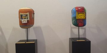 «Caretarte»: Caretas de soldar reconvertidas en piezas artísticas