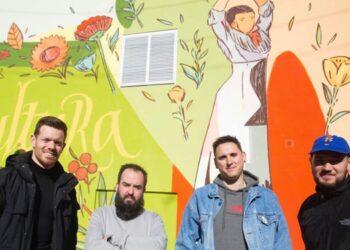 El Auditorio Municipal Paco de Lucía estrena su nuevo mural 360º, obra de los artistas alcalaínos Manu Cardiel, Zaida Escobar y Julián Martínez