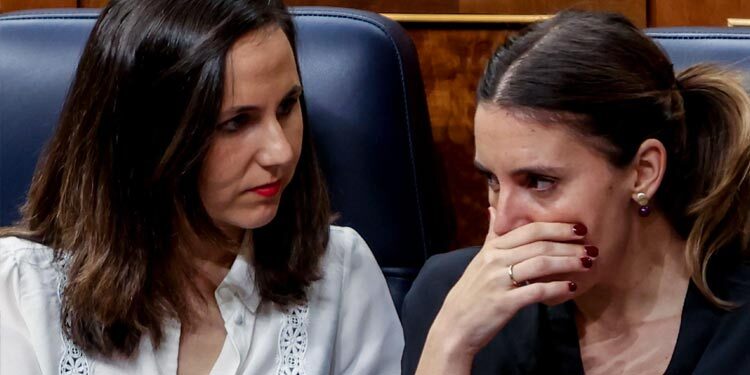 Con la aprobación a tramite de la reforma de la ley del ‘sólo sí es sí’, Unidas Podemos acusa al PSOE de traicionar el feminismo