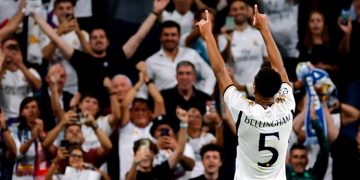 El Madrid derriba el muro de Berlín con un gol de Bellingham en el descuento