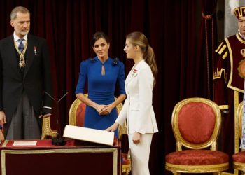 La Princesa Leonor en la jura de la Constitución pide a los españoles confianza en ella