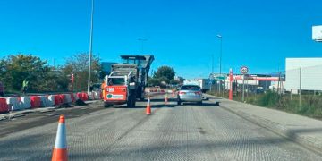 Culminan las obras de mejora en el barrio de El Olivar con trabajos de fresado y asfaltado