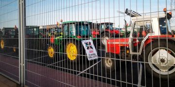 500 tractores llegarán a Madrid este miércoles para llevar su protesta al Ministerio de Agricultura