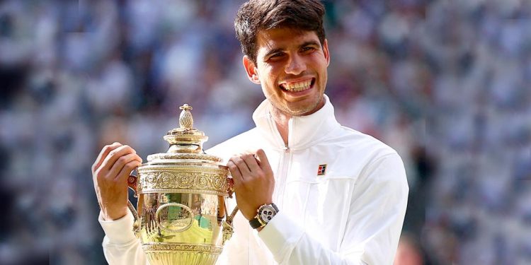 Carlos Alcaraz conquista su segundo título de Wimbledon y su cuarto ‘Grand Slam’ tras una impresionante victoria sobre Djokovic
