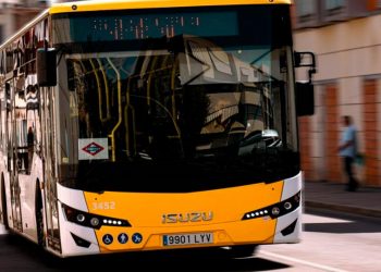 Autobús urbano en San Fernando de Henares