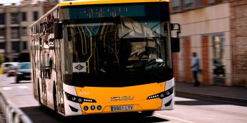 Autobús urbano en San Fernando de Henares
