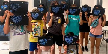 Niños partcipantes en el programa VacAcciones de Alcalá de Henares