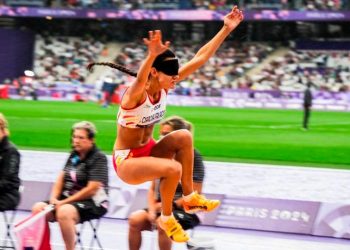 Salto de la alcalaína Alba García Falagán que gana el bronce en los Juegos Paralímpicos de París 2024