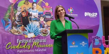 Judith Piquet asiste al Festival Cultural de Ciudades Mexicanas Patrionio Mundial en Durango