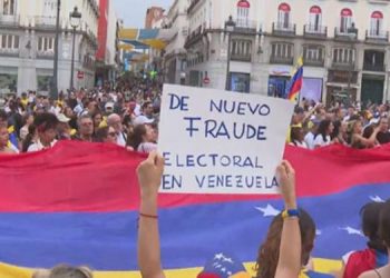 Madrid se suma a las protestas por la verdad en Venezuela