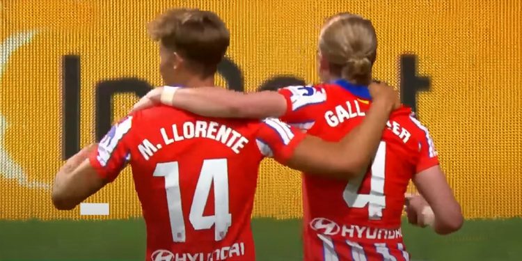 El Atlético de Madrid vence con claridad al Valencia