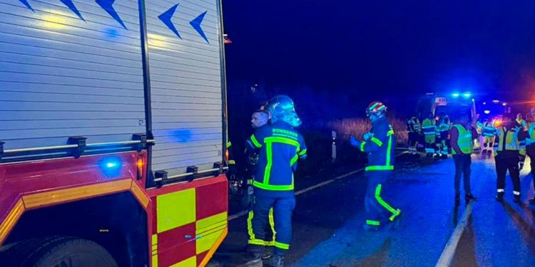 Accidente mortal en Ajalvir