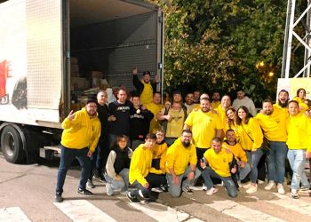 Las peñas de Alcalá de Henares responden a la llamada solidaria con casi 20 toneladas de ayuda para afectados por la DANA